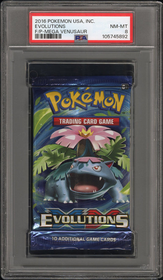 PSA 8 - XY Evolutions (Mega Venusaur) Foil Pack - Pokemon
