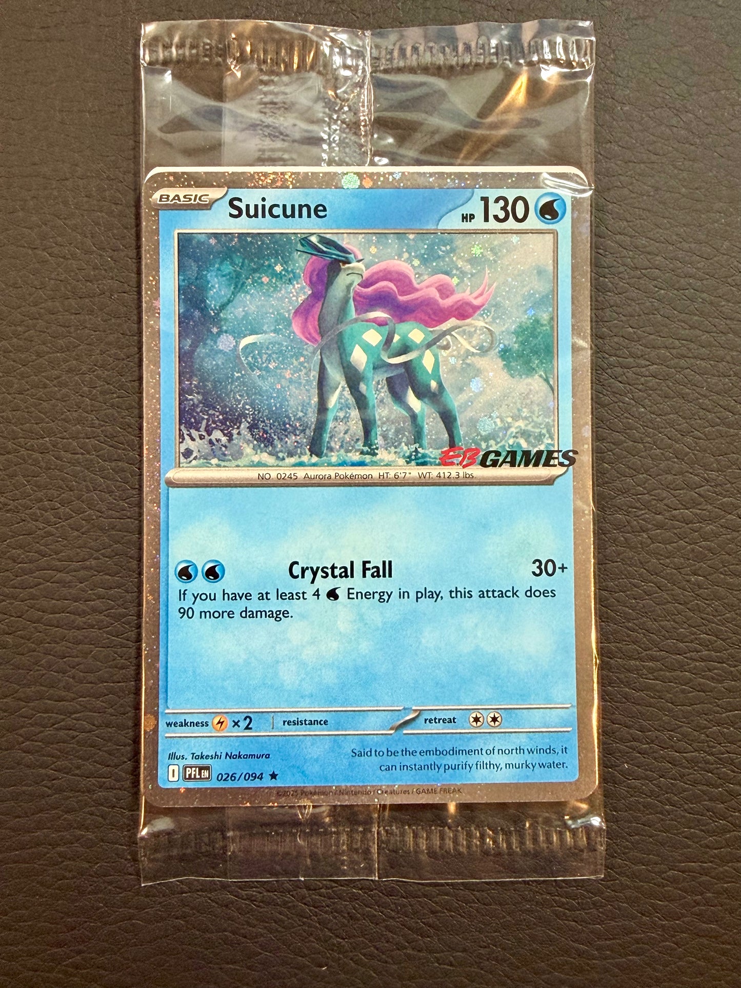 Suicune Cosmos Holo 026/094 EB Games Exclusive SEALED (any) - Pokemon [NM]