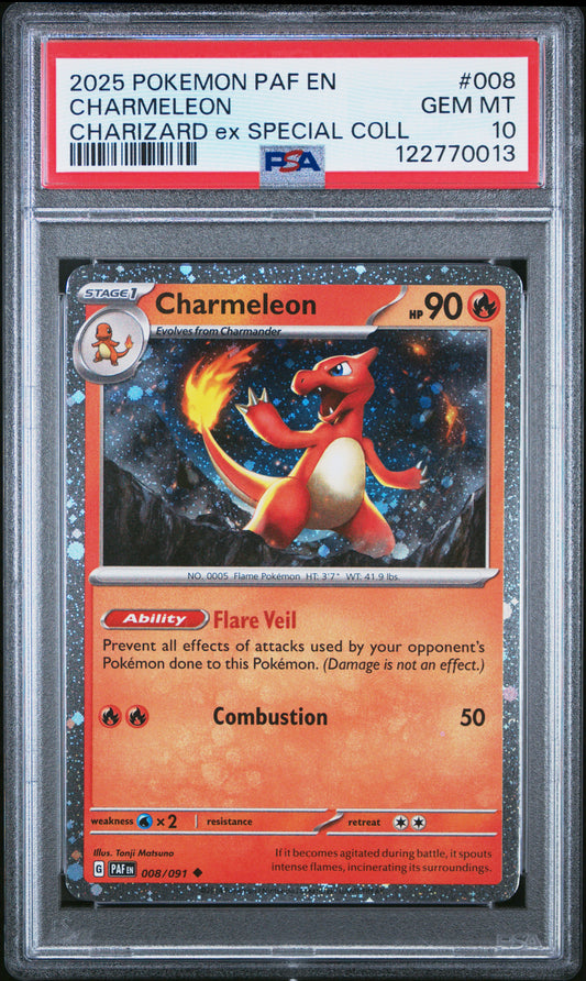 PSA 10 - Charmeleon Holo 008/091 SV Charizard ex Special Collection Box - Pokemon