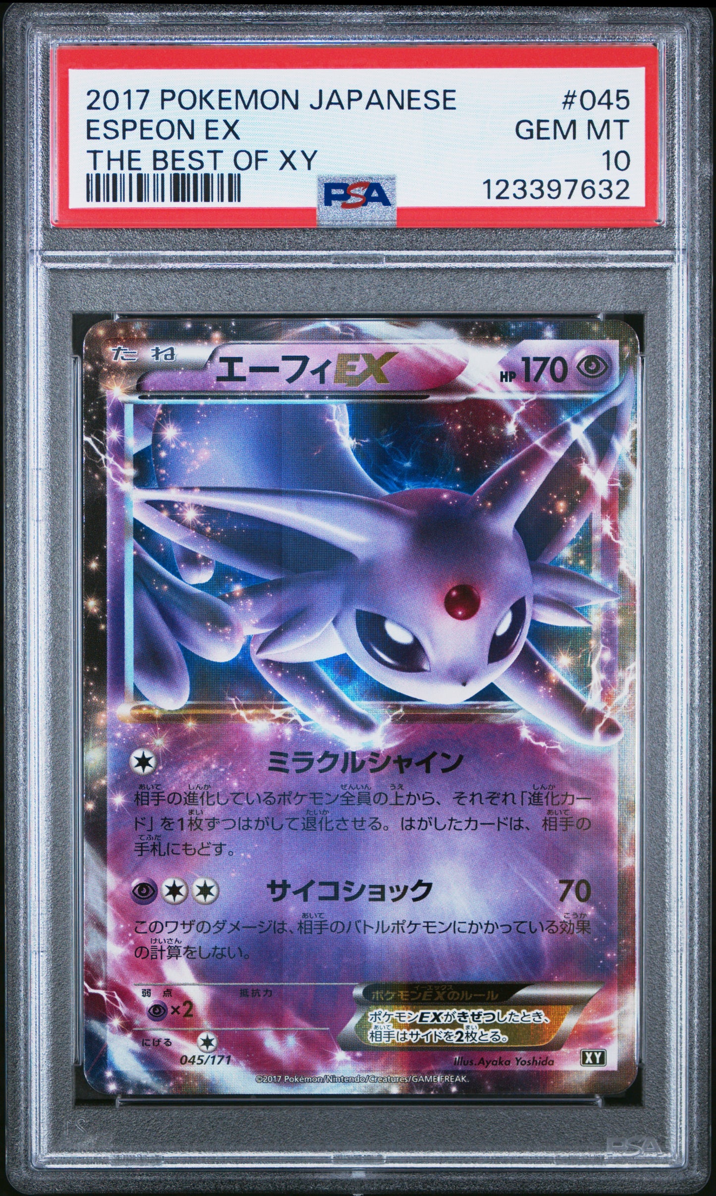 PSA 10 - Espeon EX 045/171 The Best of XY - Pokemon