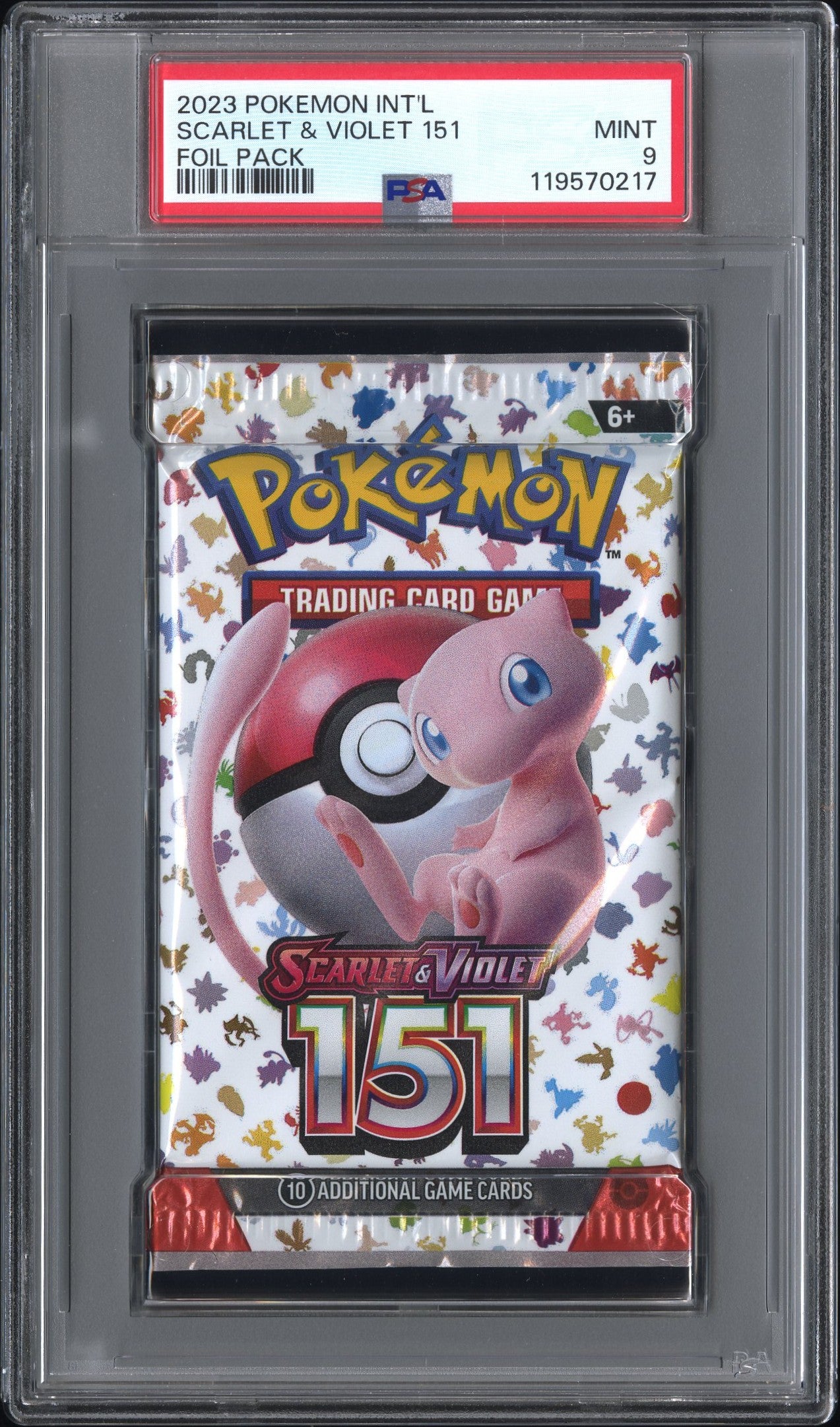 PSA 9 - Scarlet & Violet MEW English 151 Foil Pack - Pokemon