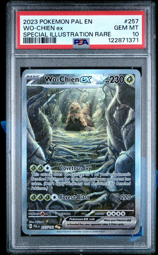 PSA 10 - Wo-Chien ex 257/193 SIR SV Paldea Evolved - Pokemon