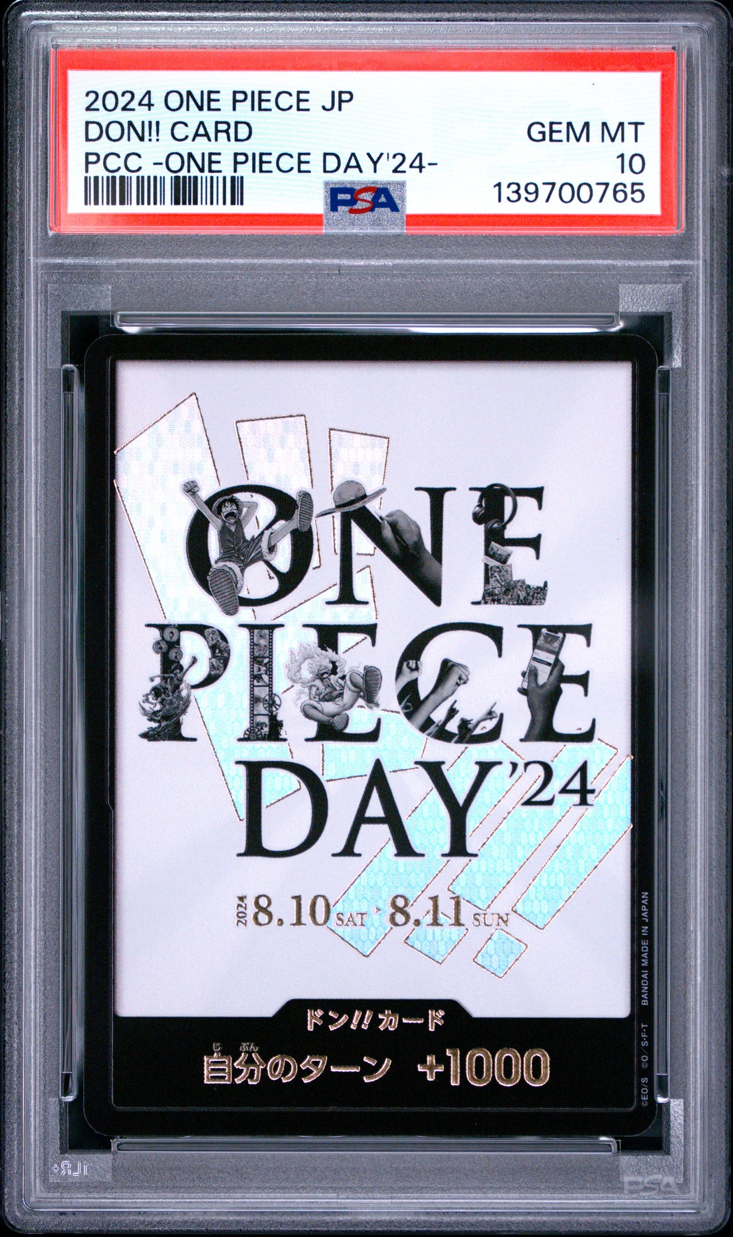 PSA 10 - Don!! Card One Piece Day '24 Japanese x765 - One Piece