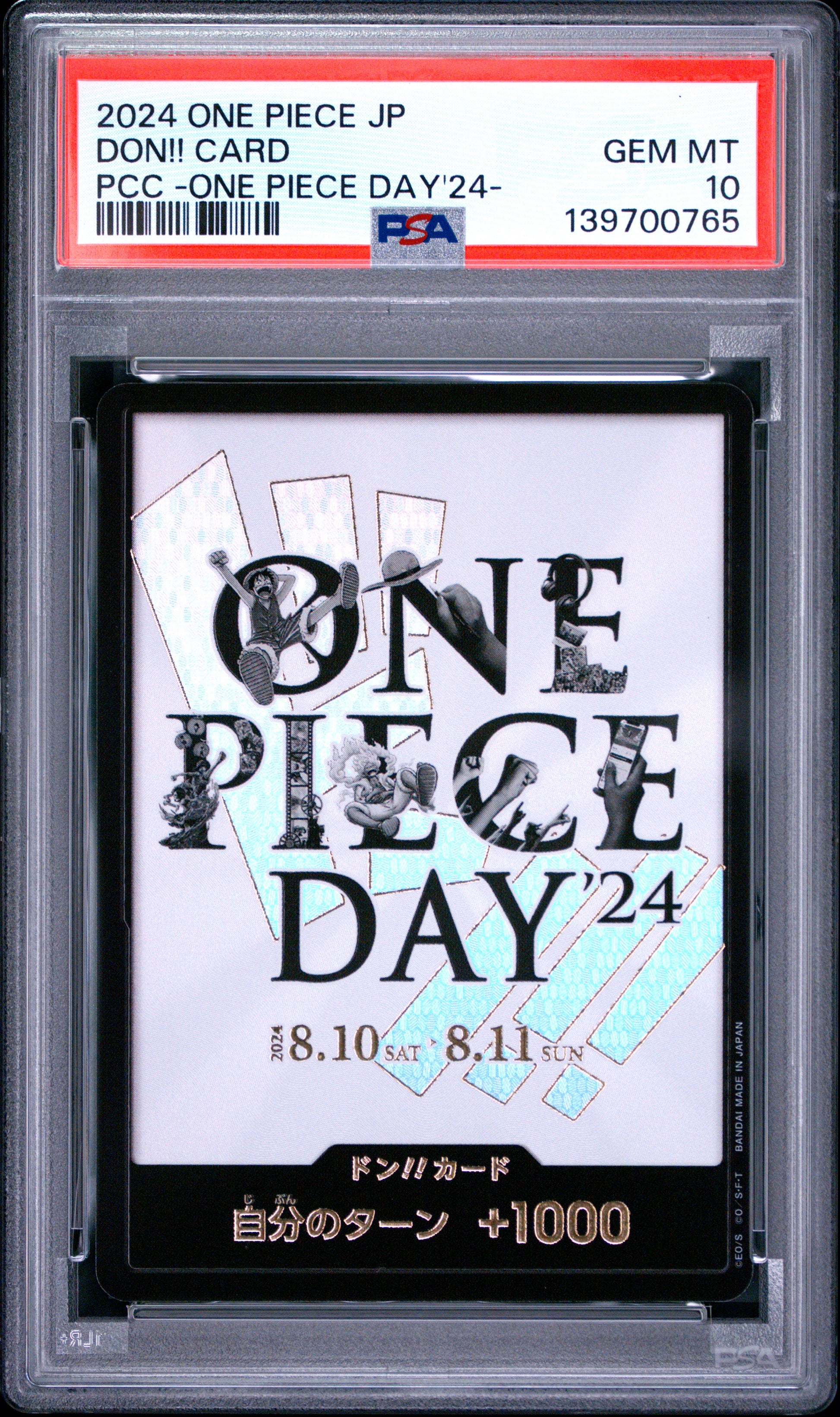 PSA 10 - Don!! Card One Piece Day '24 Japanese x765 - One Piece
