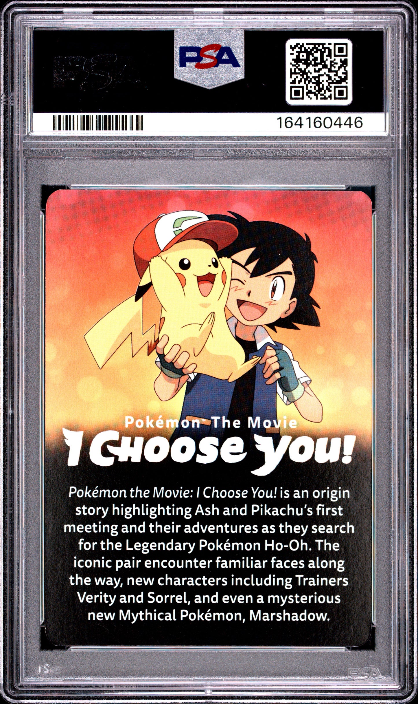 PSA 8 - Pokemon The Movie: I Choose You! Insert Card x446 - Pokemon