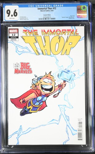 CGC 9.6 - Immortal Thor #12 - 8/24 - Skottie Young's Big Marvels Variant Cover - Comic