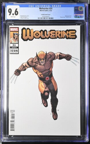 CGC 9.6 - Wolverine #31 - 5/23 - "Marvel Icon" variant cover - Comic