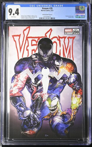 CGC 9.4 - Venom #35 - 8/21 - Crain Variant Cover A Venom #200 - Comic
