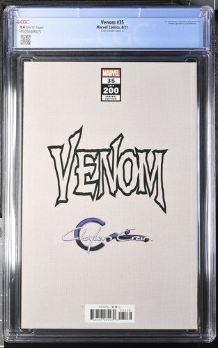 CGC 9.4 - Venom #35 - 8/21 - Crain Variant Cover A Venom #200 - Comic
