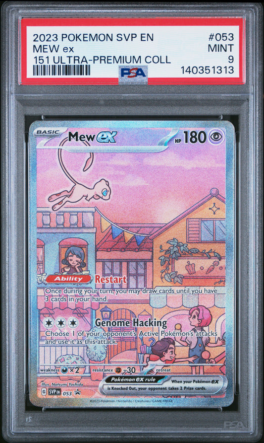 PSA 9 - Mew ex SVP053 151 Ultra Premium Collection Promo - Pokemon
