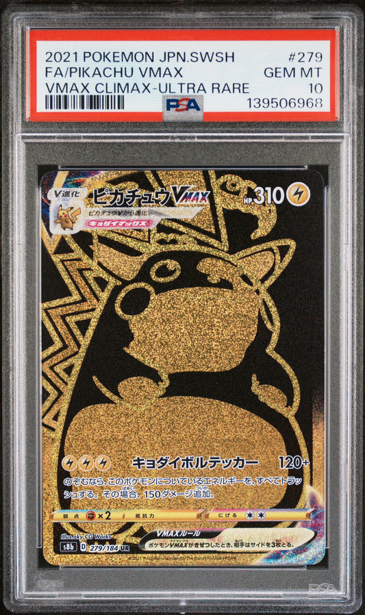PSA 10 - Pikachu VMAX 279/184 s8b VMAX Climax - Pokemon