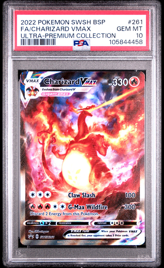 PSA 10 - Charizard VMAX SWSH261 Ultra Premium Collection Promo - Pokemon