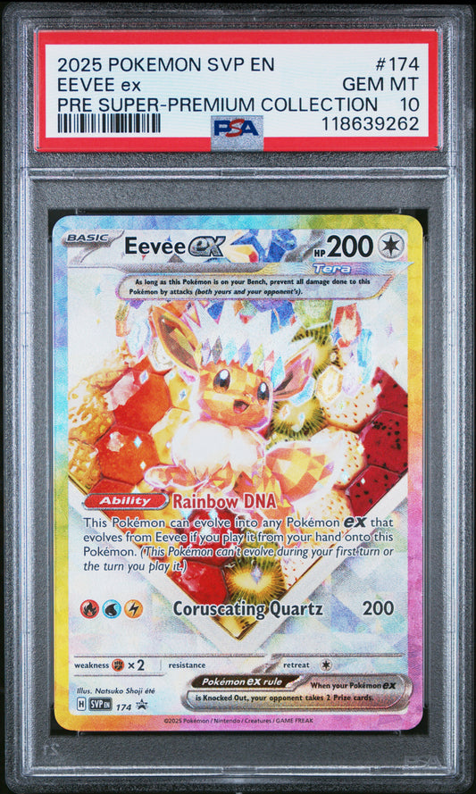 PSA 10 - Eevee ex SVP174 Prismatic Evolutions UPC Promo - Pokemon