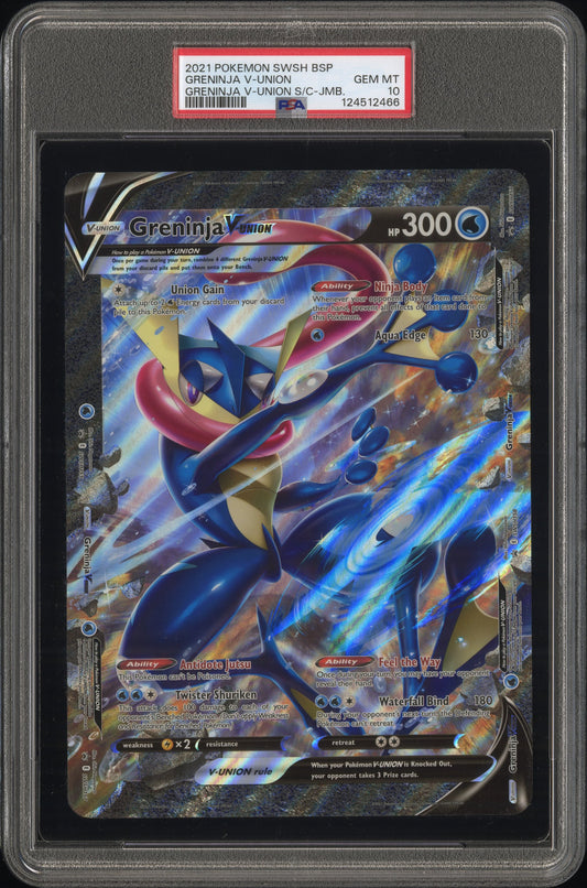PSA 10 - Greninja V-Union JUMBO Special Collection Promo - Pokemon