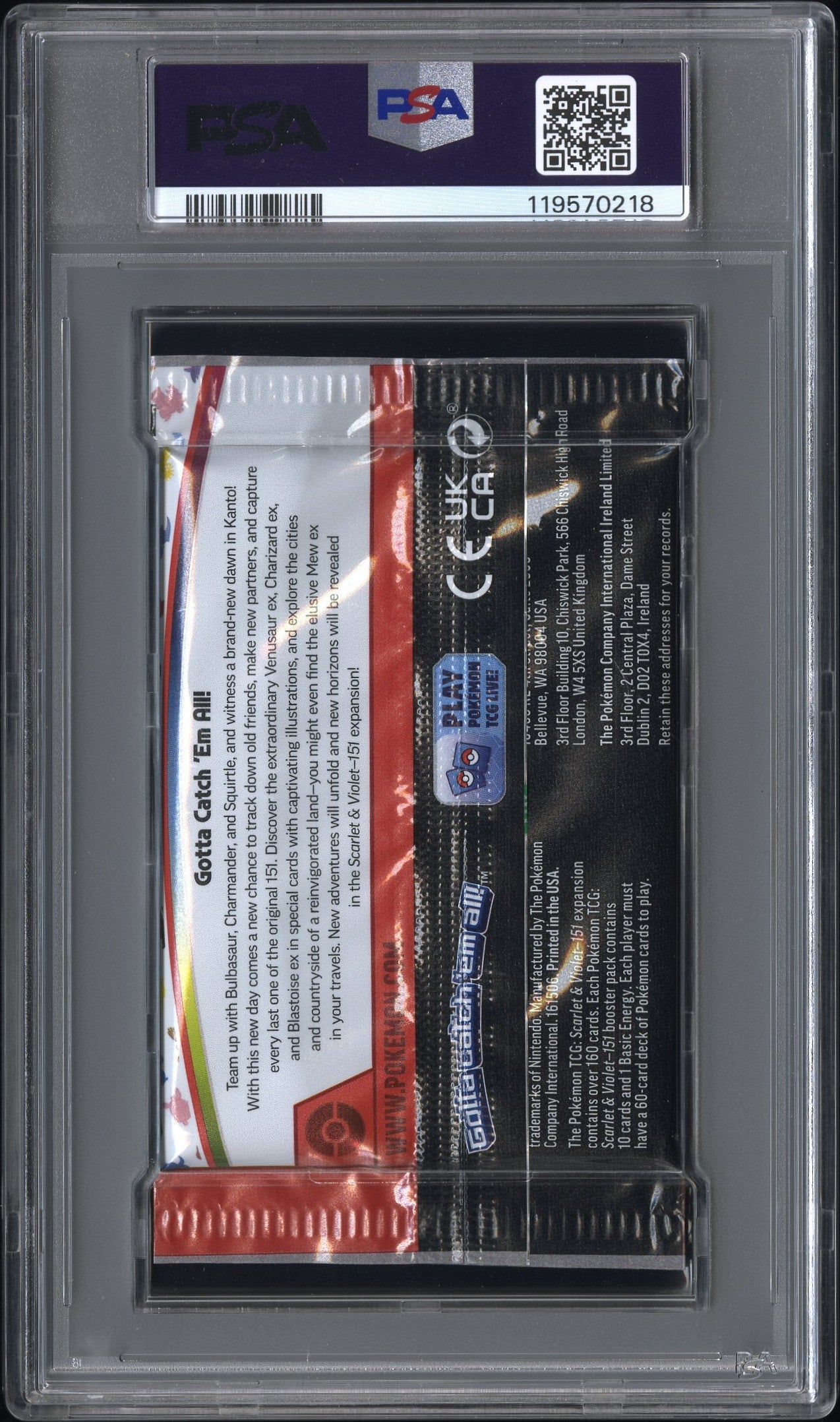 PSA 10 - Scarlet & Violet MEW English 151 Foil Pack - Pokemon