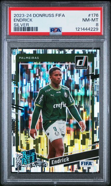 PSA 8 - Endrick Donruss Fifa Silver 23-24 - Football