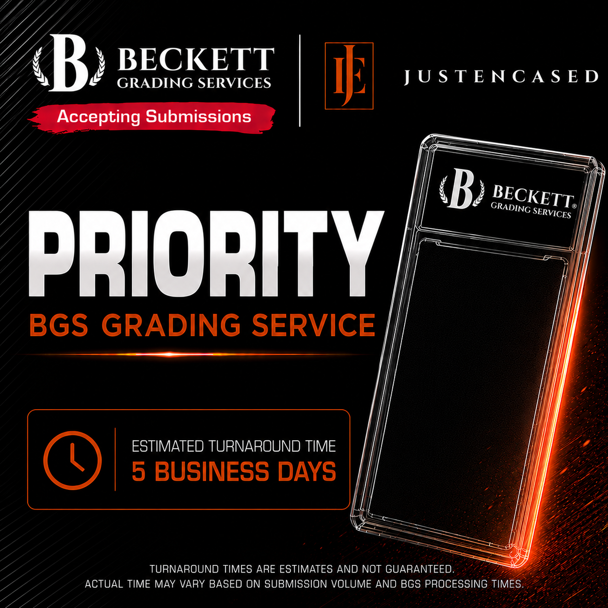 BGS Grading Slot: PRIORITY (5 business days)