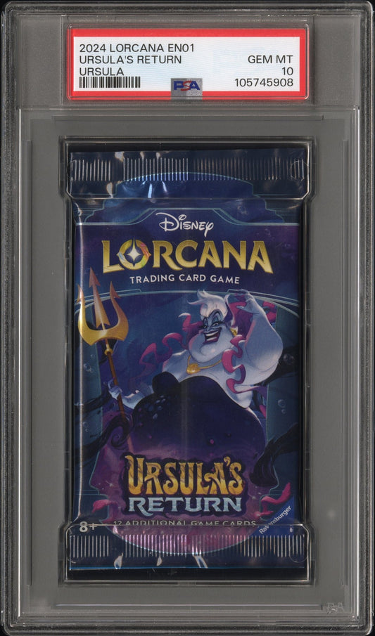 PSA 10 - Urusula's Return (Ursula) Foil Pack - Disney Lorcana
