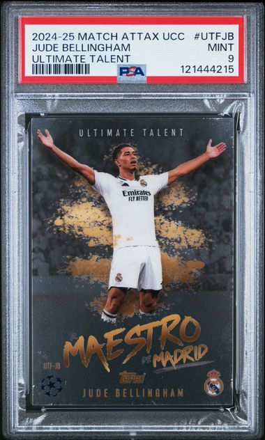 PSA 9 - Bellingham Match Attax Ultimate Talent 24-25 - Football