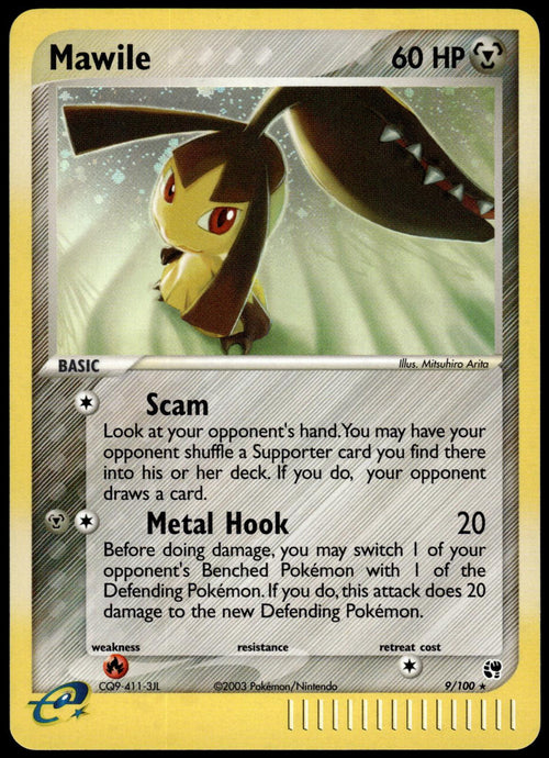 Mawile Holo 9/100 Sandstorm Pokemon [JEC] [NM]