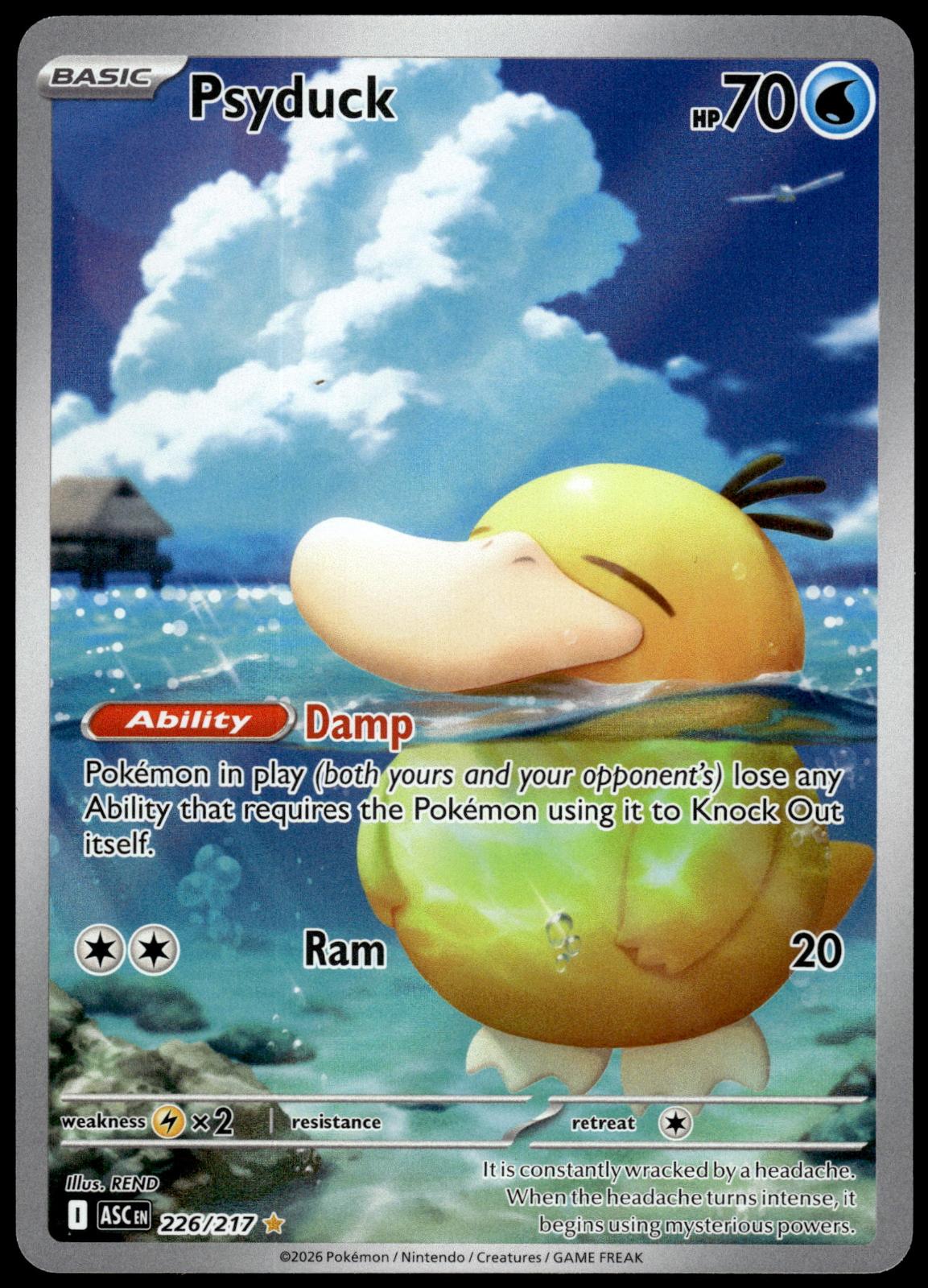 Psyduck 226/217 Illustration Rare ME Ascended Heroes Pokemon [JEC] [NM]