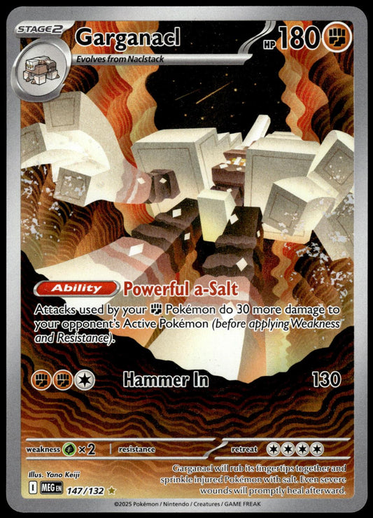 Garganacl 147/132 IR MEG Mega Evolution Pokemon [NM] (2)