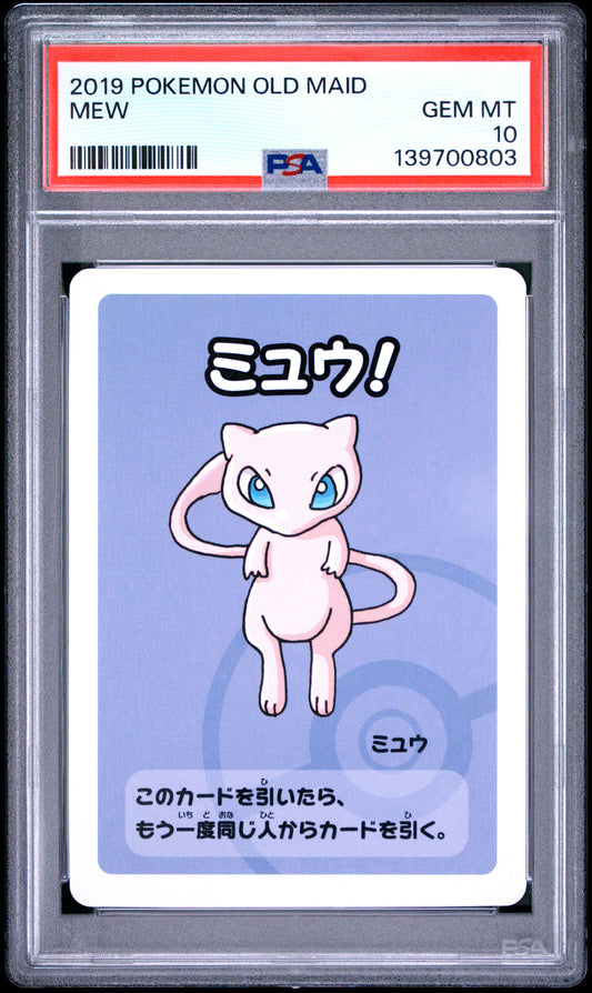 PSA 10 - Mew 2019 Old Maid x803 - Pokemon