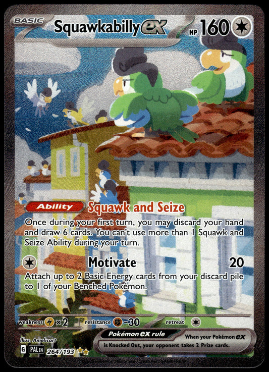 Squawkabilly ex 264/193 SIR SV Paldea Evolved Pokemon [NM] (1)