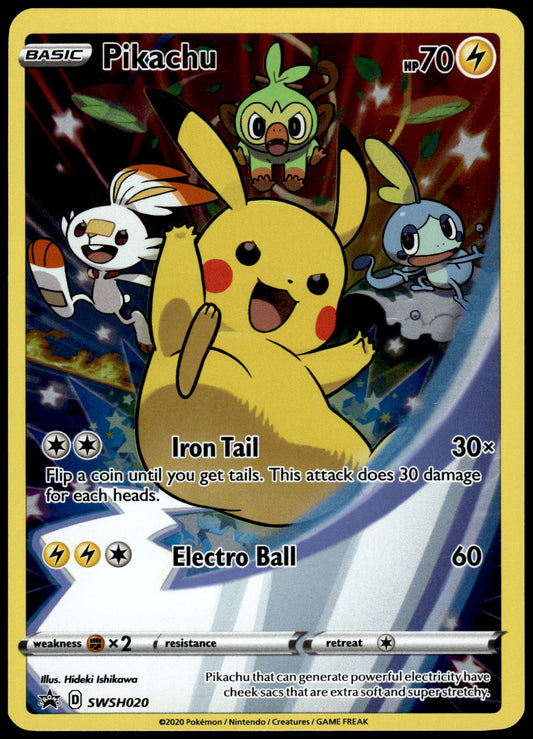 Pikachu SWSH020 Figure Collection Black Star Promo Pokemon [NM] (2)