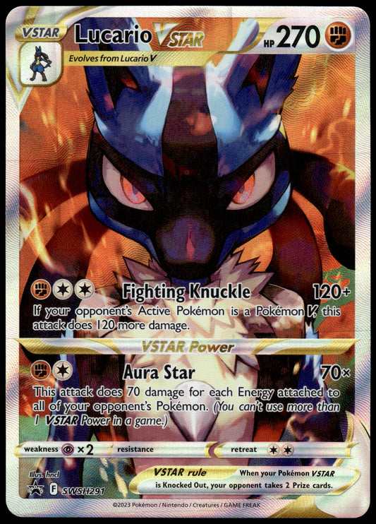 Lucario VSTAR SWSH291 Crown Zentith ETB Promo Pokemon [NM] (7)
