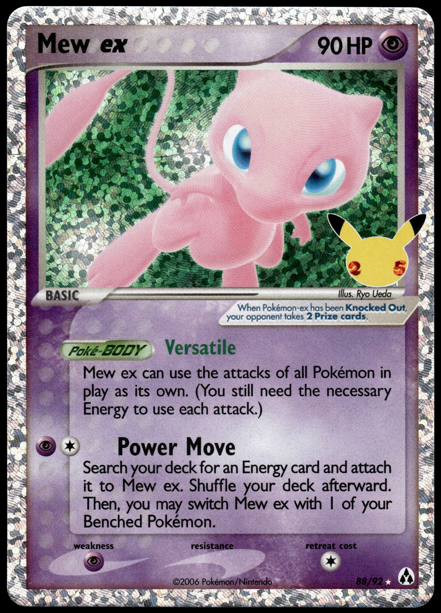 Mew ex 88/92 SWSH Celebrations Classic Collection [NM] (7)