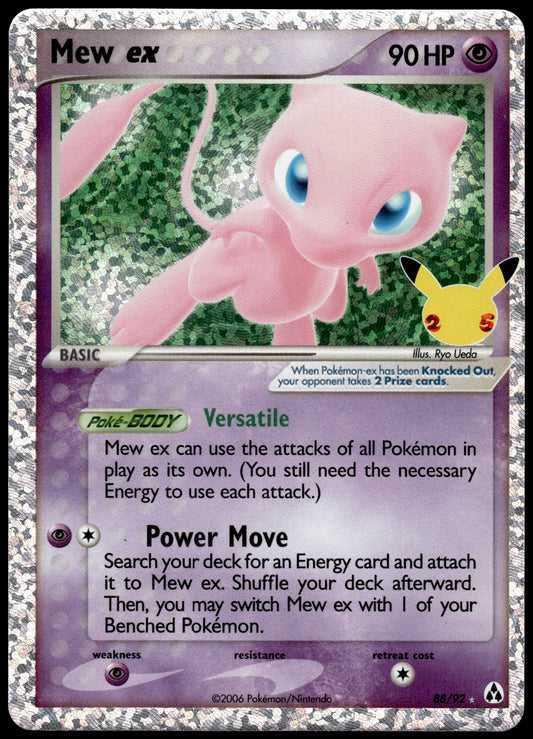 Mew ex 88/92 SWSH Celebrations Classic Collection [NM] (9)