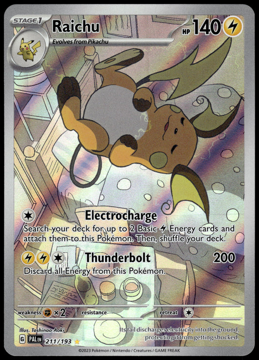 Raichu 211/193 Illustration Rare SV Paldea Evolved Pokemon [NM] (1)