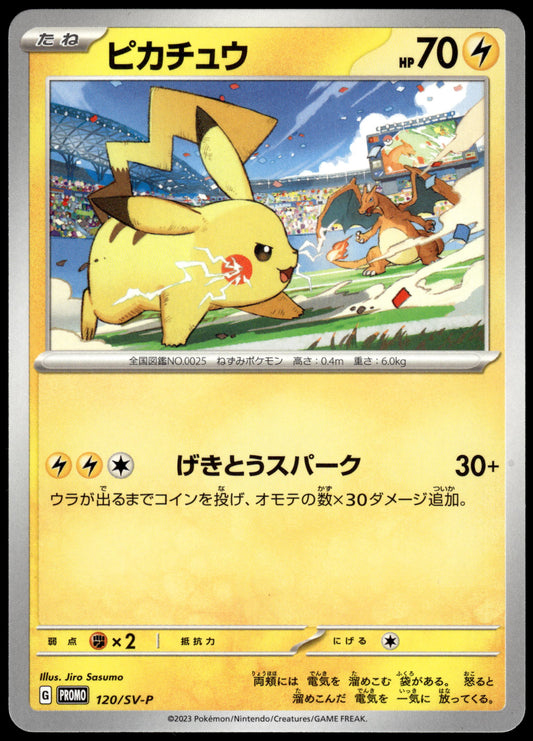Pikachu 120/SV-P Gym Campaign Event Japanese Promo Pokemon [NM] (5)