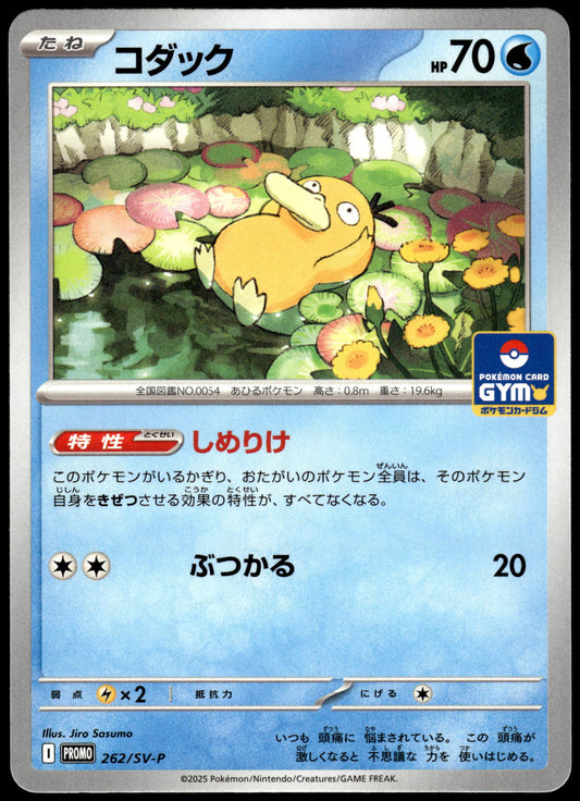 Psyduck 262/SV-P Gym Campaign Event Japanese Promo Pokemon [NM] (1)