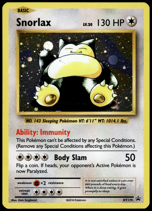 Snorlax Cosmos Holo XY179 Evolutions Black Star Promo Pokemon [PL] (1)