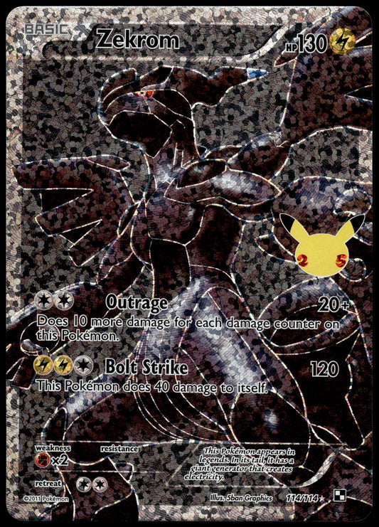 Zekrom 114/114 SWSH Celebrations Classic Collection Pokemon [NM] (1)