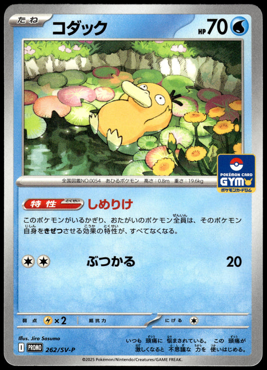 Psyduck 262/SV-P Gym Campaign Event Japanese Promo Pokemon [NM] (8)
