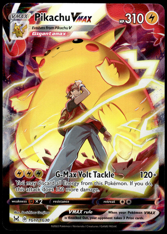 Pikachu VMAX TG17/TG30 SWSH Lost Origin Pokemon [NM] (2)
