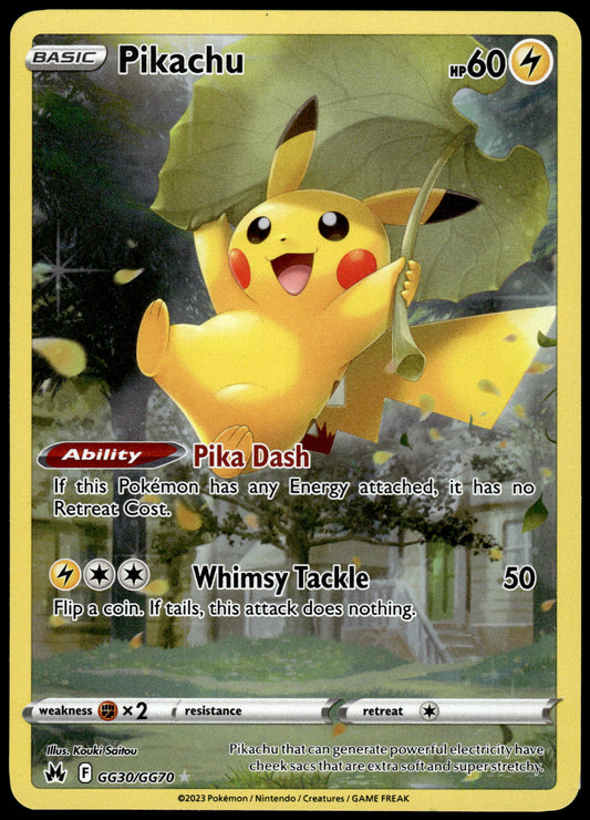 Pikachu GG30/GG70 SWSH Crown Zenith Pokemon [NM] (1)