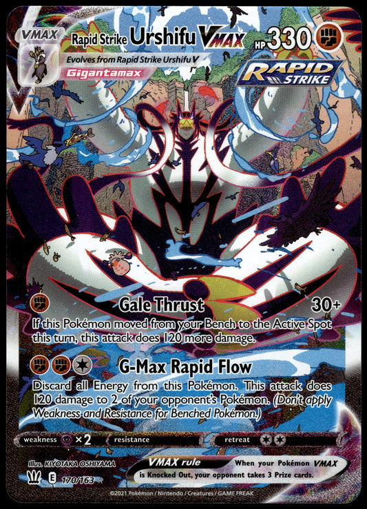 Rapid Strike Urshifu VMAX 170/163 SWSH Battle Styles Pokemon [NM] (1)