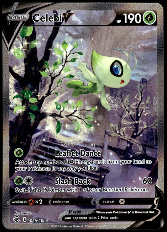 Celebi V 245/264 SWSH Fusion Strike Pokemon [NM] (1)