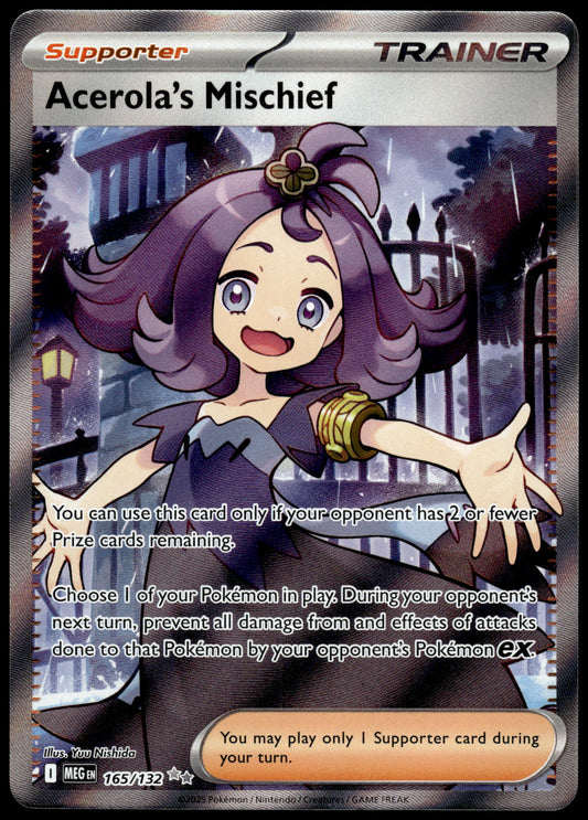 Acerola's Mischief 165/132 MEG Mega Evolution Pokemon [PL] (1)