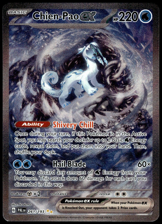 Chien-Pao ex 261/193 SIR SV Paldea Evolved Pokemon [NM] (2)