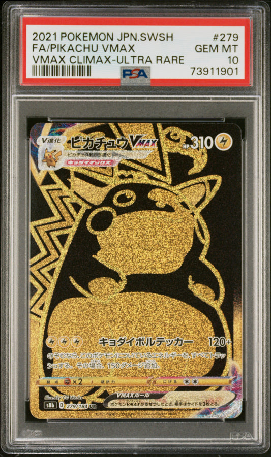 PSA 10 - Pikachu VMAX 279/184 s8b VMAX Climax  - Pokemon