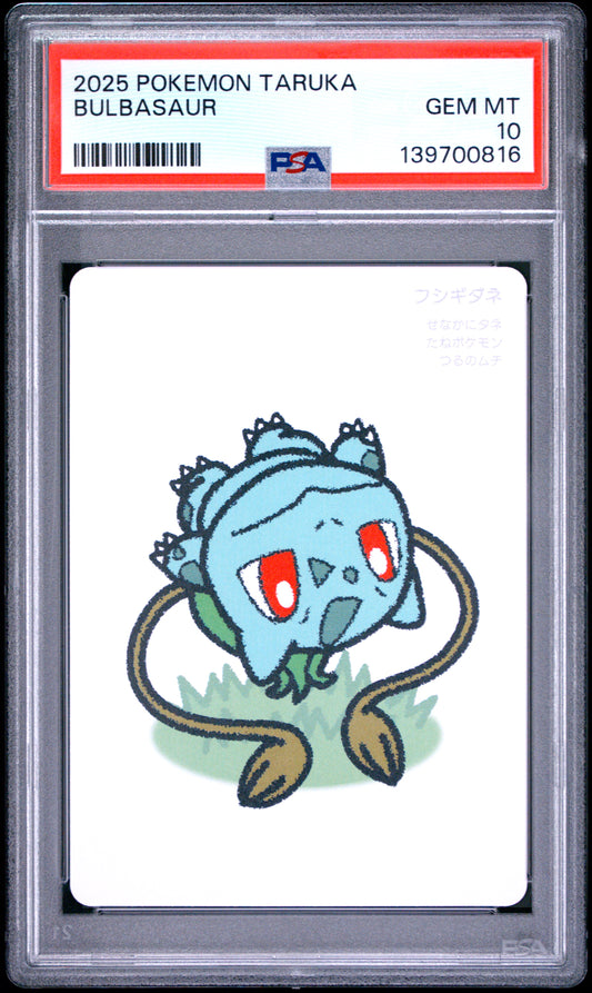 PSA 10 - Bulbasaur 2025 Taruka x816 - Pokemon