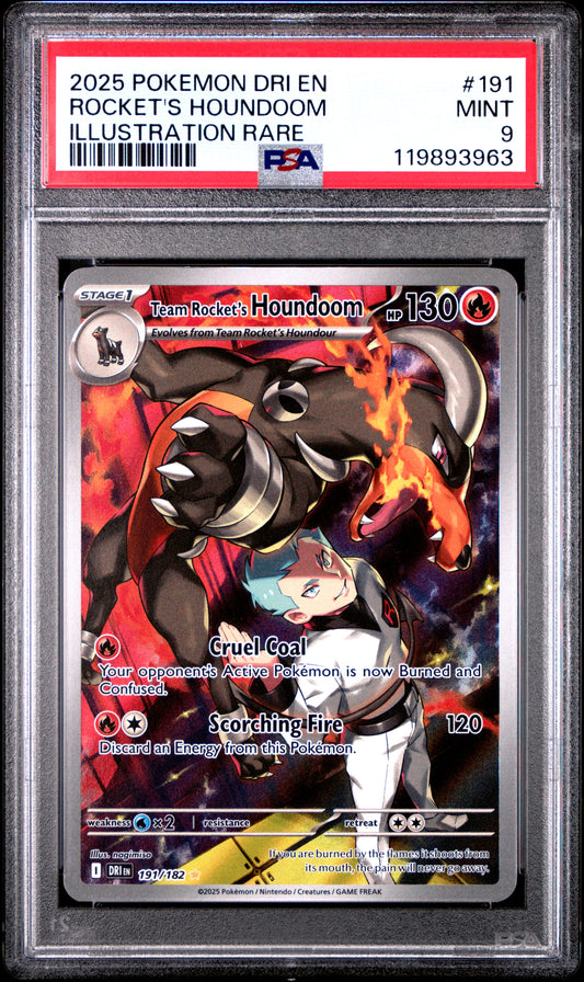 PSA 9 - Gloom 198/197 Illustration Rare SV Obsidian Flames - Pokemon