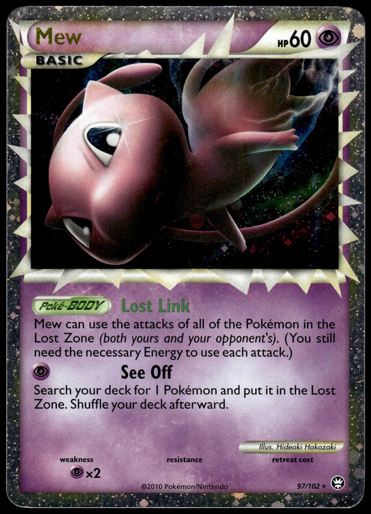 Mew 97/102 Prime Rare HGSS Triumphant Pokemon [PL] (1)