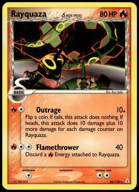 Rayquaza Delta Species 26/110 Holon Phantoms Pokemon [NM] (1)