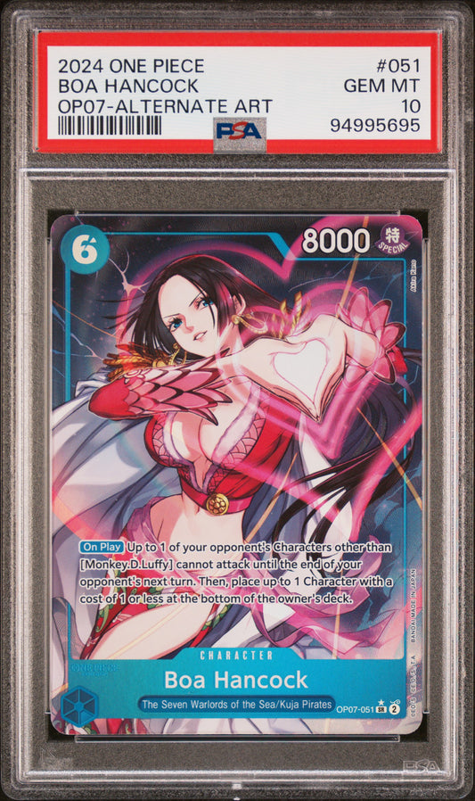 PSA 10 - Boa Hancock Alternate Art OP07-051 - One Piece
